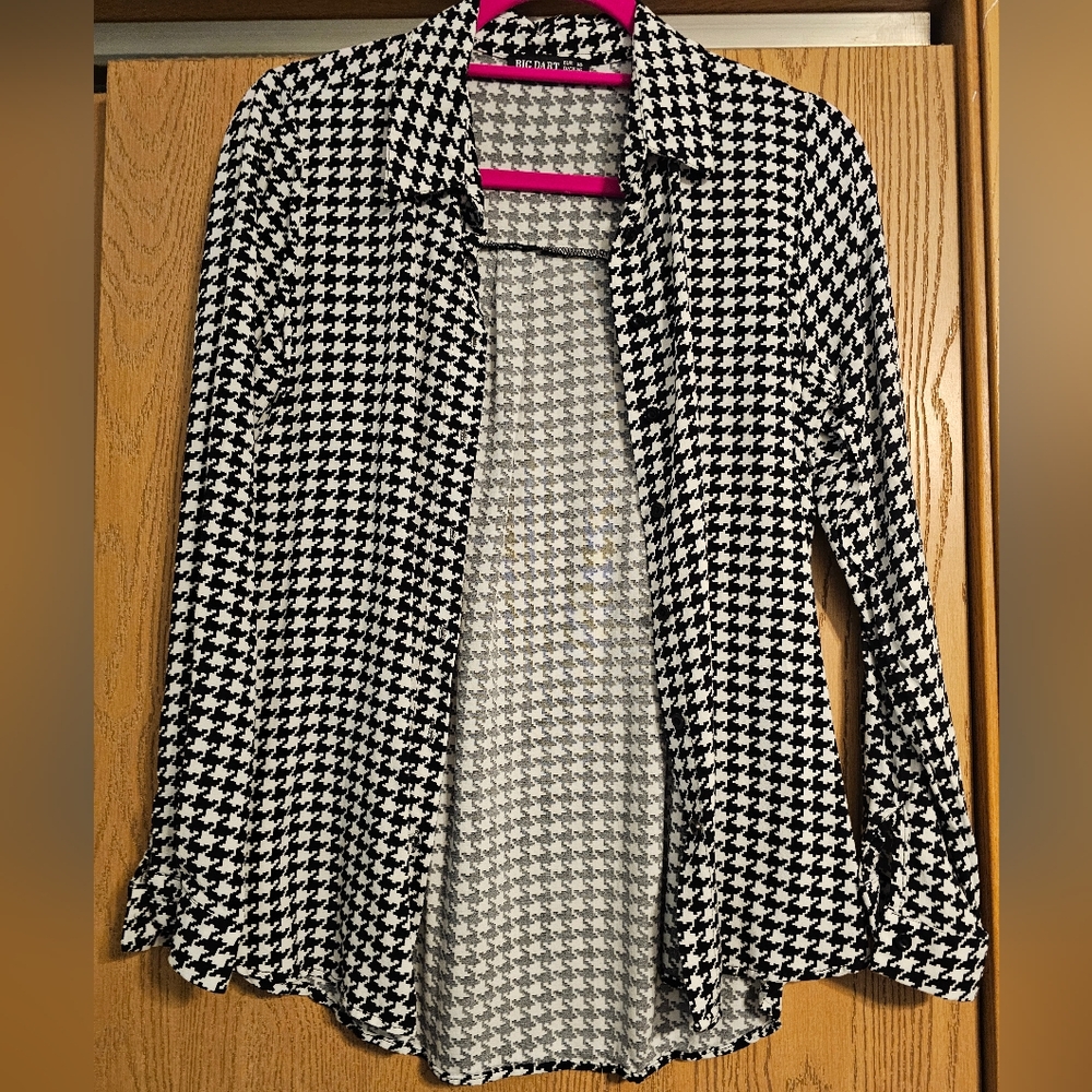 Black and White Button Down
